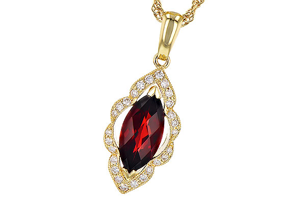 G318-35197: NECK 1.25 GARNET 1.36 TGW
