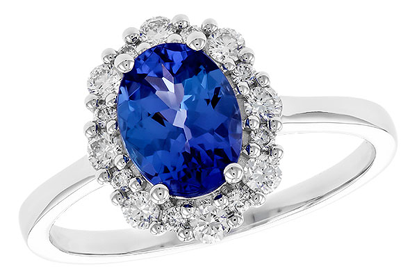 G319-23443: LDS RG 1.02 TANZANITE 1.30 TGW (8x6 OVAL)