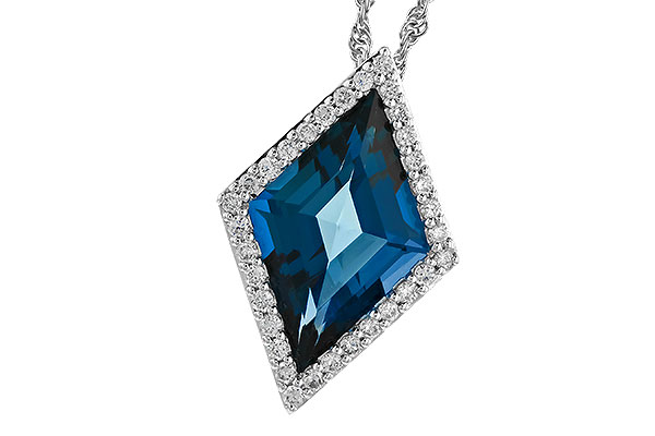 G319-25252: NECK 3.04 LONDON BLUE TOPAZ 3.20 TGW