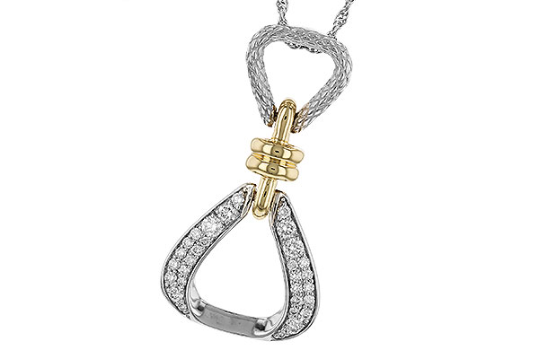 G319-26115: NECKLACE .50 TW