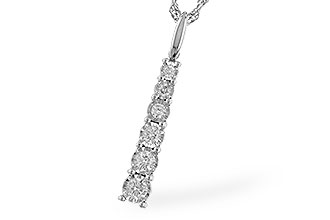 G319-27015: NECKLACE .25 TW