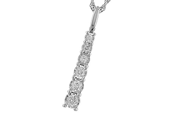G319-27015: NECKLACE .25 TW