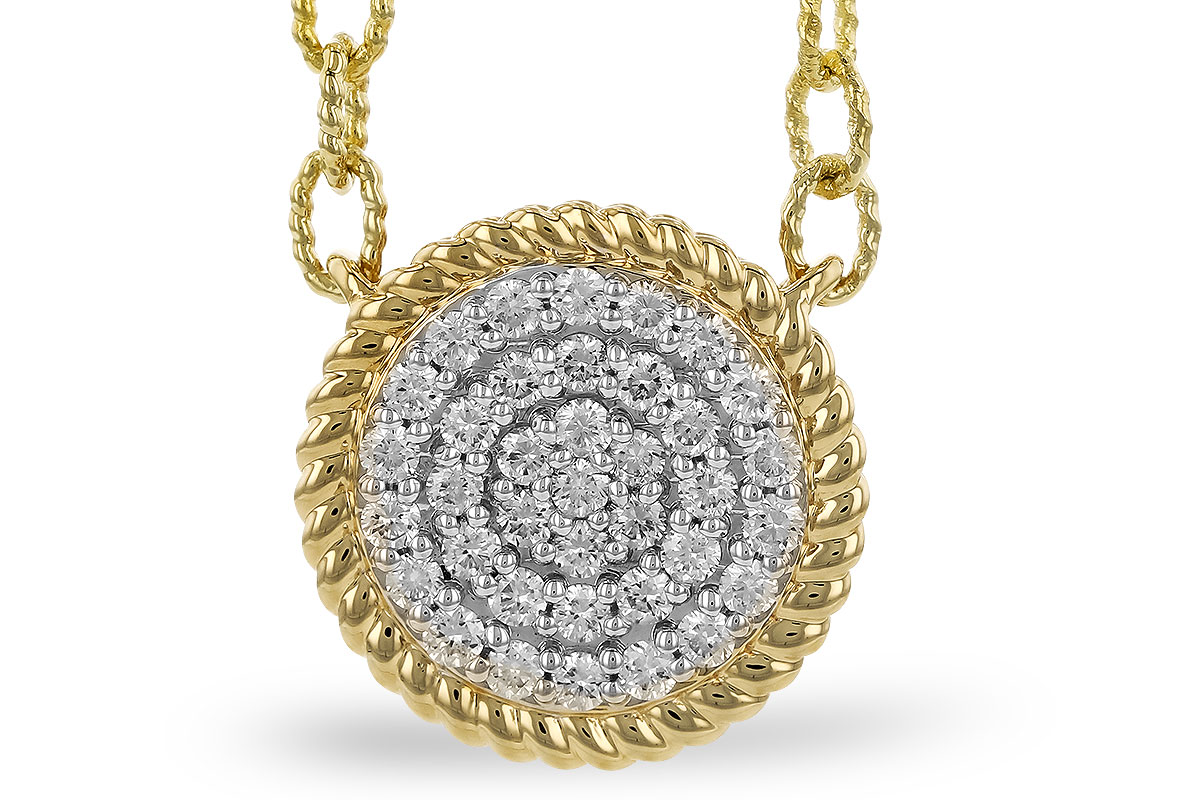 G319-27043: NECKLACE .32 TW (18")