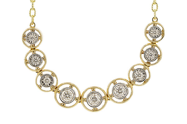 G320-09743: NECKLACE .25 TW (18")