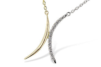G320-09761: NECKLACE .14 TW (18")