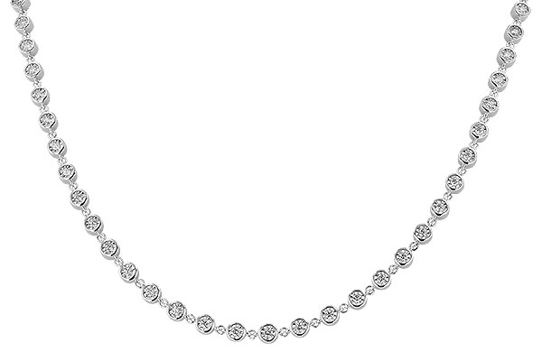 G320-09788: NECKLACE 3.40 TW (18")