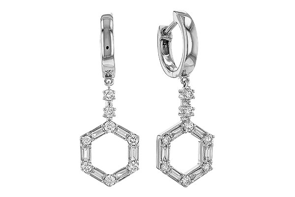 G320-10661: EARRINGS .23 BAG .60 TW