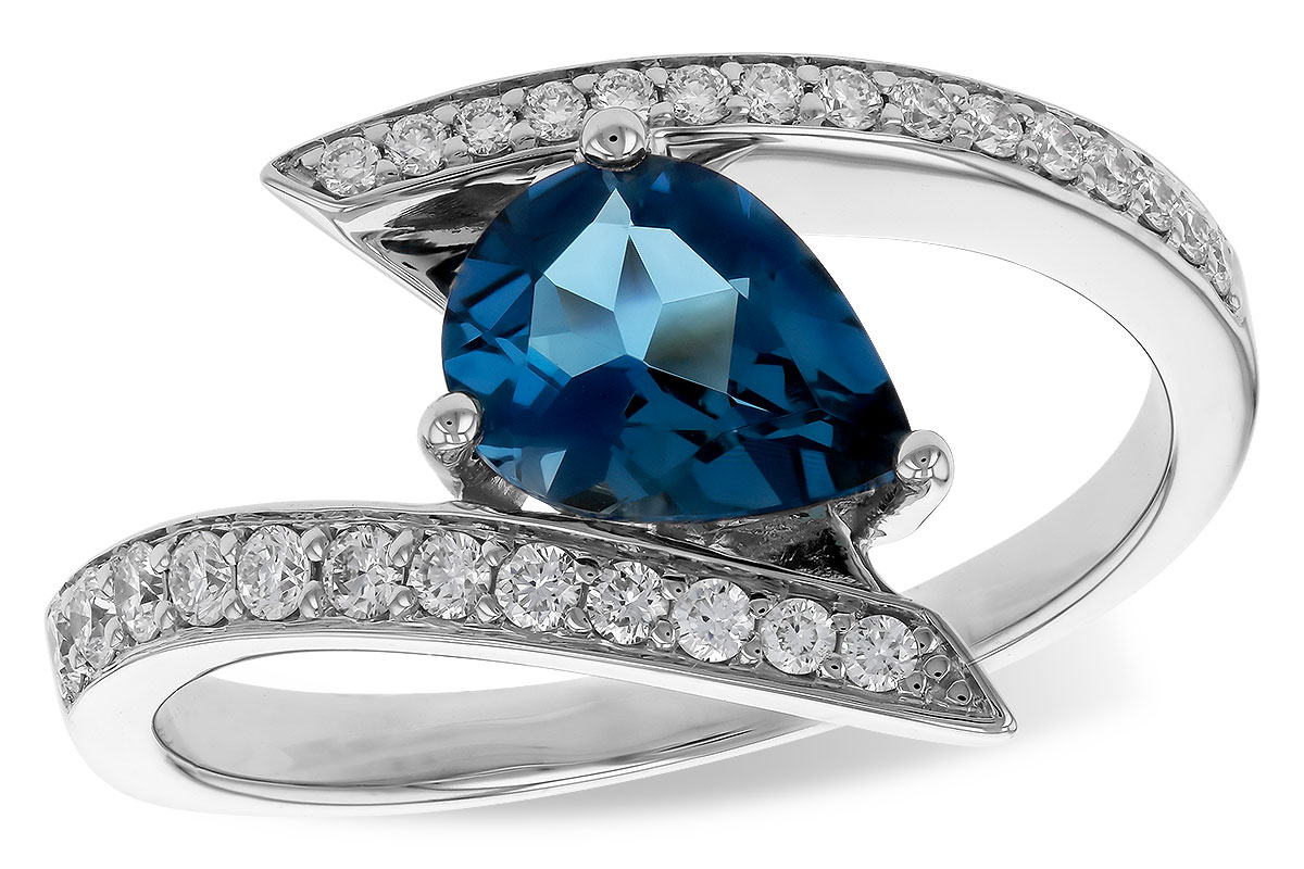 G320-10670: LDS RG 1.04 LONDON BLUE TOPAZ 1.28 TGW (8x6MM)