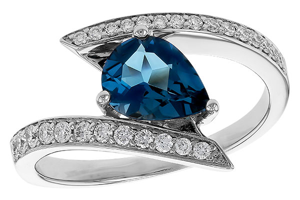G320-10670: LDS RG 1.04 LONDON BLUE TOPAZ 1.28 TGW (8x6MM)