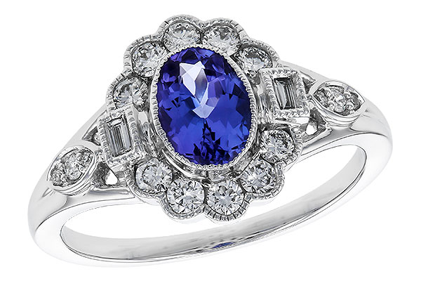 G320-10697: LDS RG .80 TANZANITE 1.20 TGW (7x5MM OV)