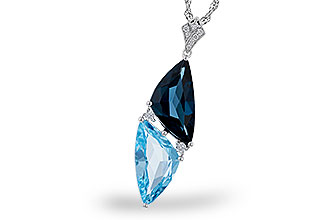 G320-11597: NECK 6.87 BLUE TOPAZ 6.97 TGW