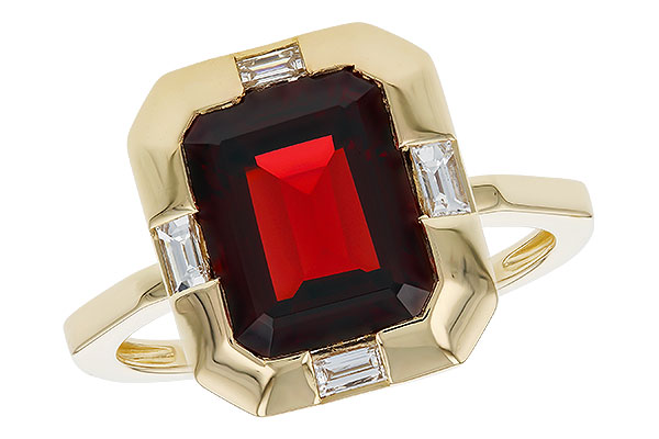 G320-13424: LDS RG 3.65 GARNET 3.82 TGW (10x8MM GAR)