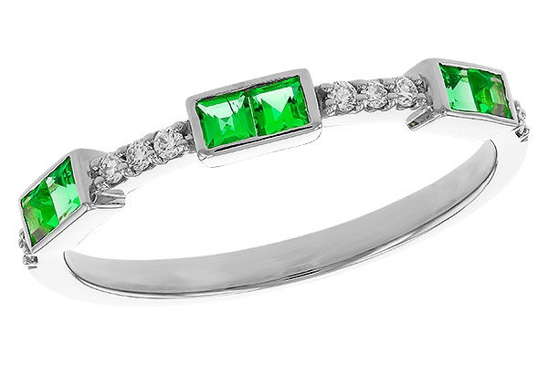 G320-14343: LDS WED RG .23 TW EMERALD .30 TGW