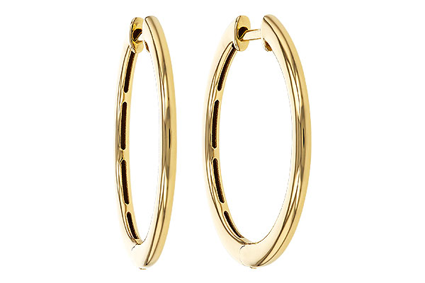 G320-17024: GOLD EARRINGS (24MM)