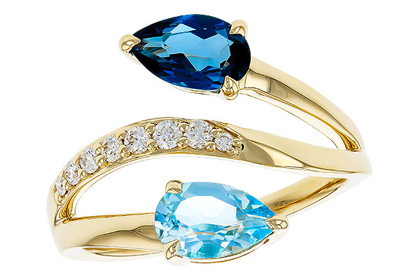 G321-00670: LDS RG 3.56 TW BLUE TOPAZ 3.70 TGW (8x5MM BT)