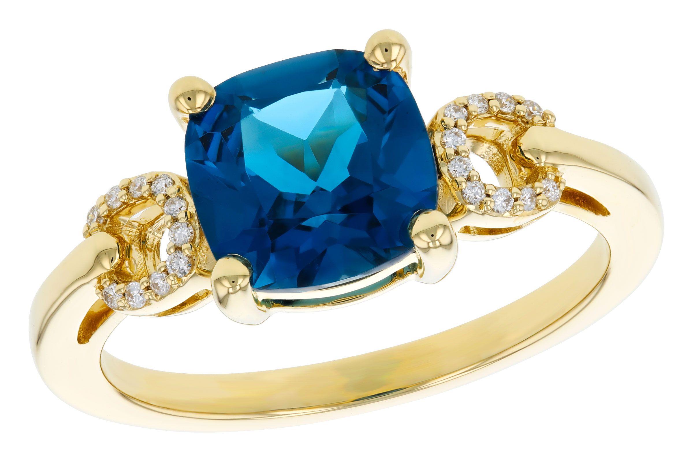 G321-02497: LDS RG 2.16 LONDON BLUE TOPAZ 2.21 TGW (8MM LBT)