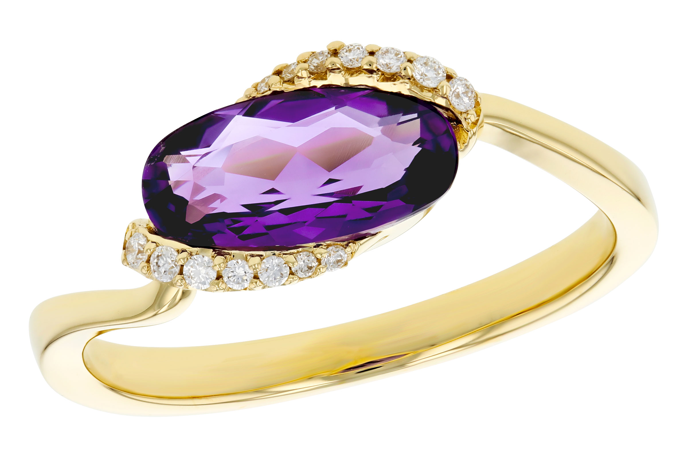 G321-02506: LDS RG 1.07 TW AMETHYST 1.13 TGW (10x5MM AMY)