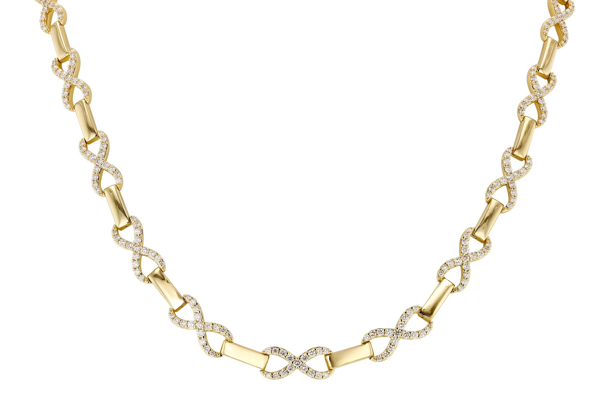 G321-02515: NECKLACE 2.20 TW (17")