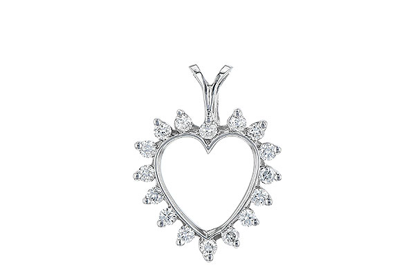 H051-94352: HEART PENDANT .23 TW