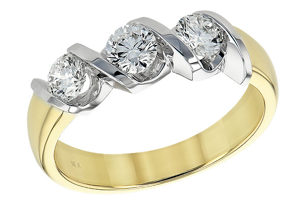 H138-34288: LDS WED RG .27 BR .75 TW