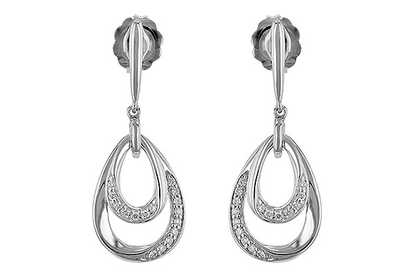 H234-69779: EARRINGS .12 TW