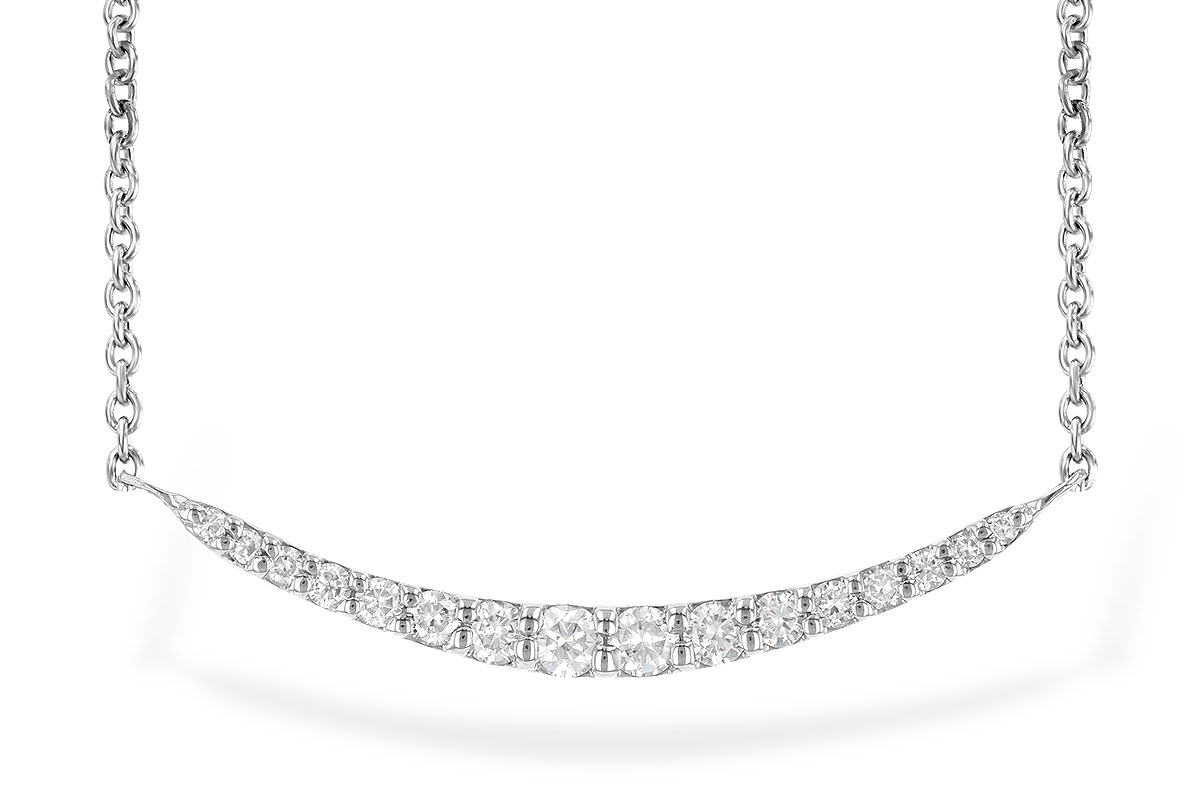 H235-59815: NECKLACE .20 TW (16 STONES)