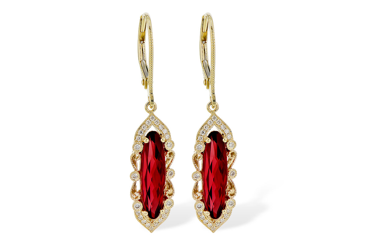 H318-27952: EARR 3.34 TW GARNET 3.50 TGW