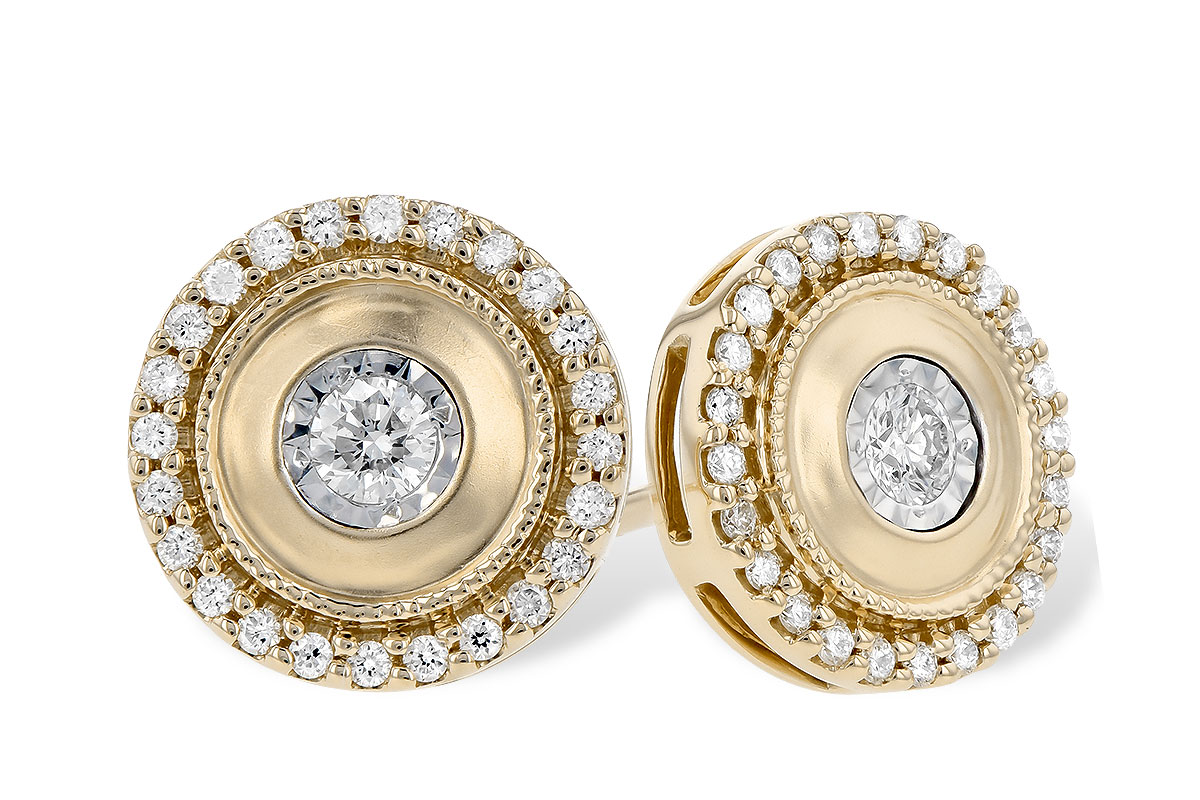 H318-28870: EARRINGS .30 TW