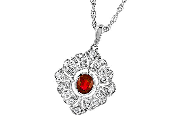 H318-29815: NECK .45 RUBY .70 TGW (5x4MM RUBY)