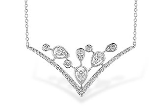 H318-31570: NECKLACE .45 TW
