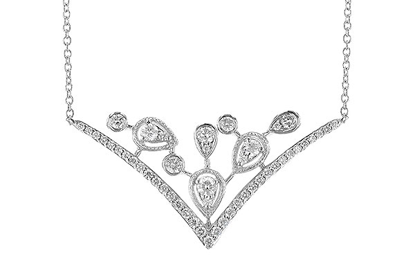 H318-31570: NECKLACE .45 TW