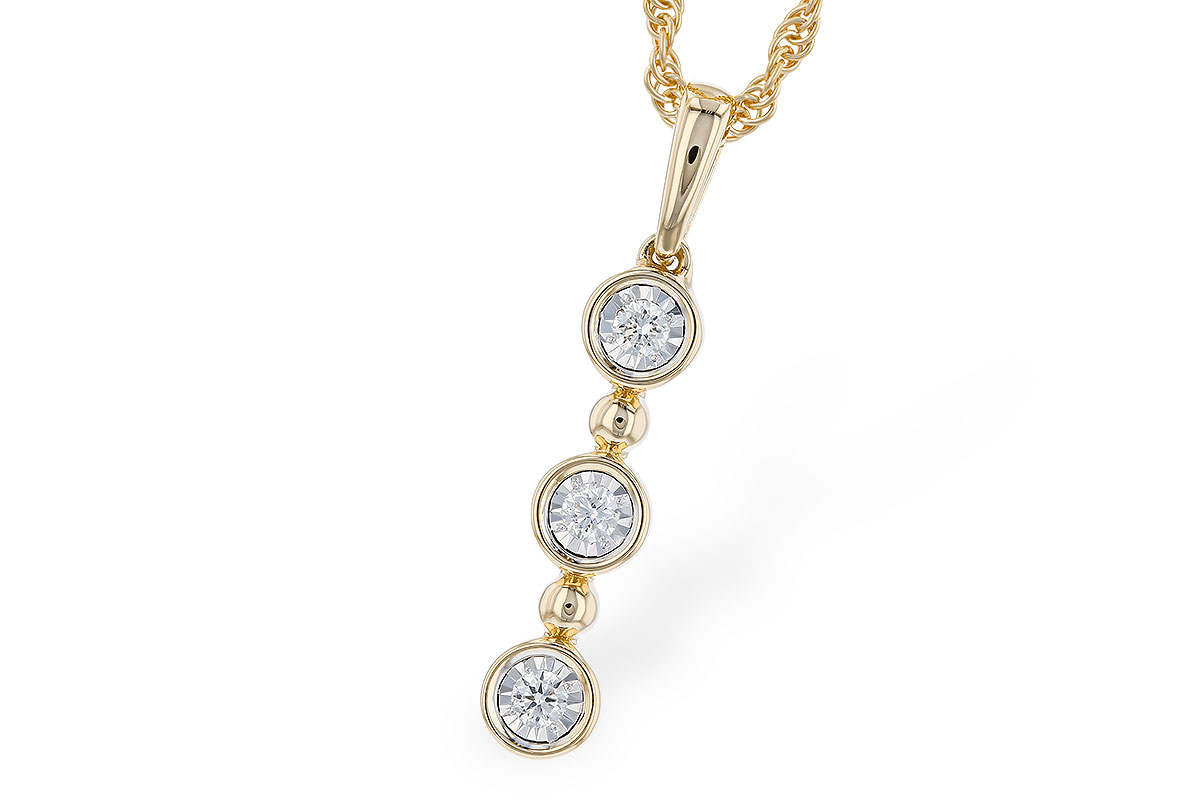 H319-21606: NECKLACE .08 TW
