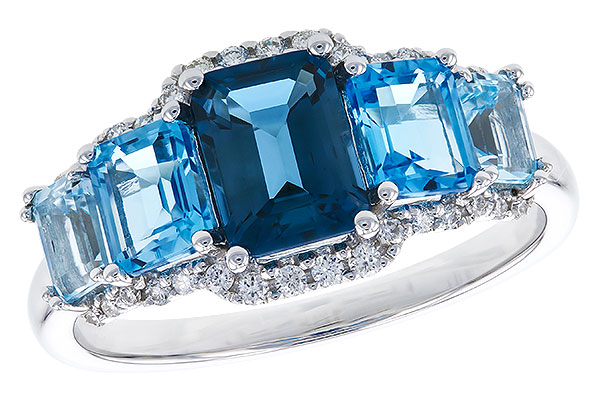 H319-21624: LDS RG 2.15 TW BLUE TOPAZ 2.30 TGW