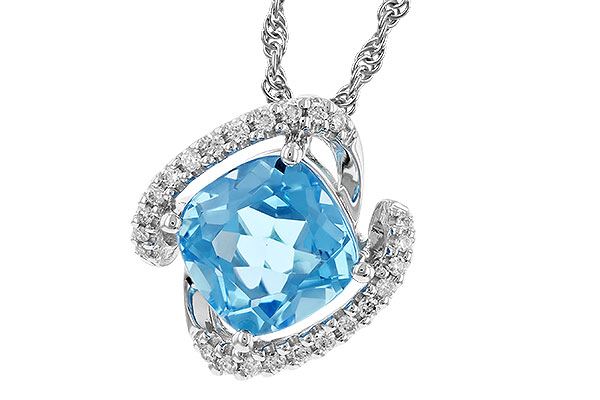 H319-22515: NECK 2.61 BLUE TOPAZ 2.72 TGW