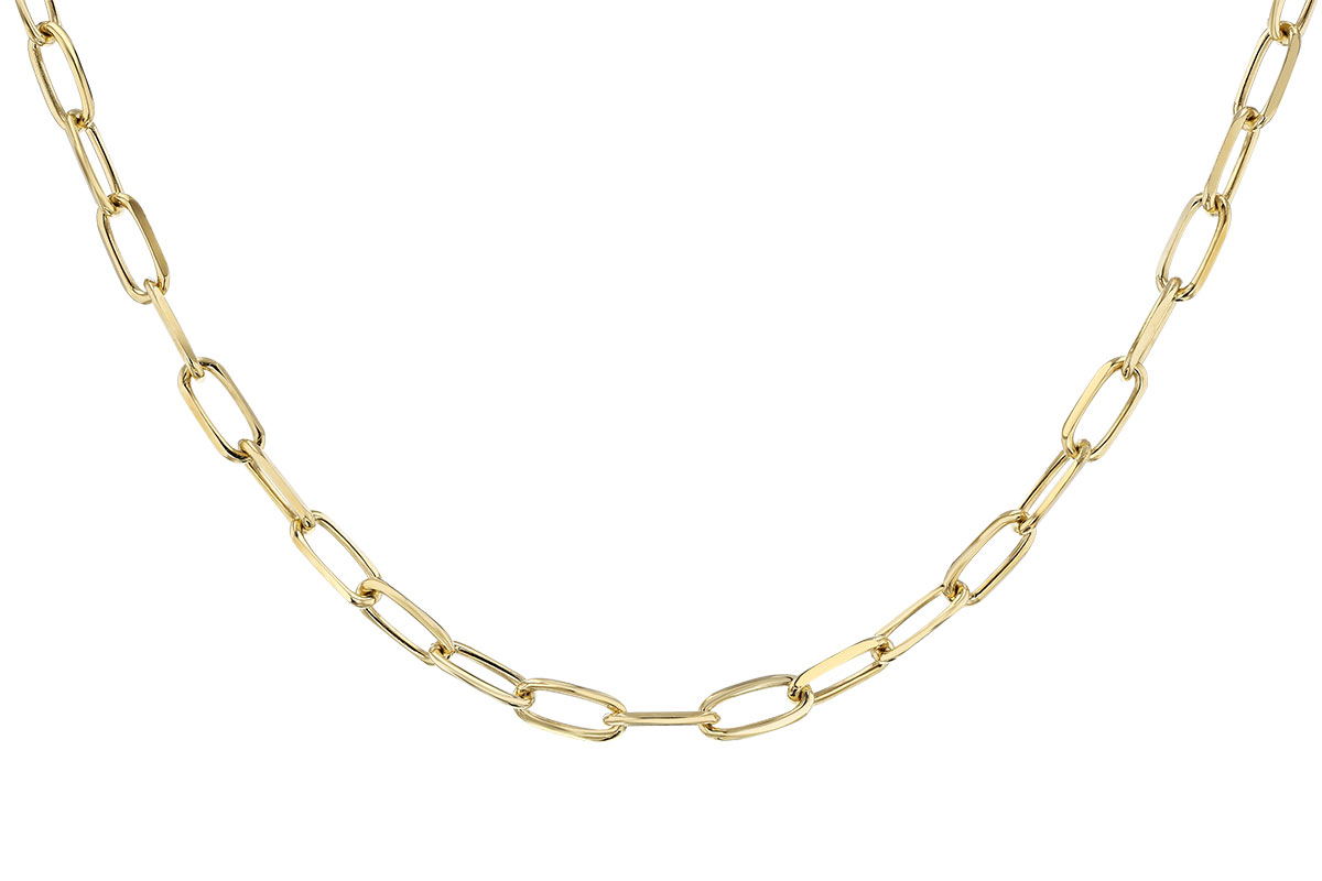 H319-24352: PAPERCLIP XL (18IN, 5.2MM, 14KT, LOBSTER CLASP)