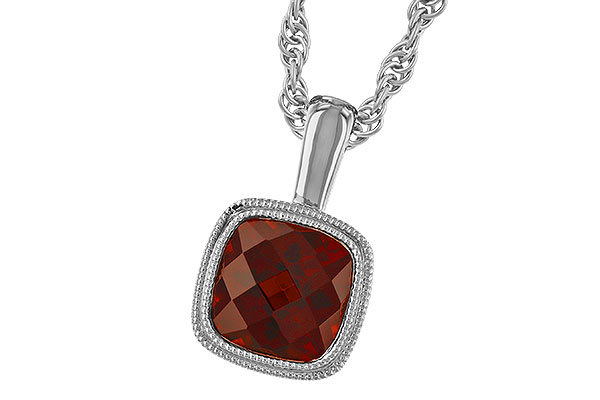 H319-24361: NECKLACE 1.22 CT GARNET