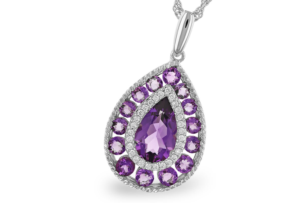 H319-26106: NECK 1.95 TW AMETHYST 2.05 TGW