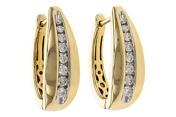 H319-27015: EARRINGS .40 TW