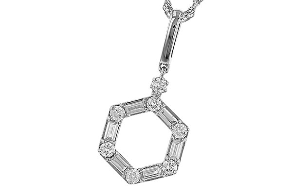 H320-09815: NECKLACE .14 BAG .35 TW