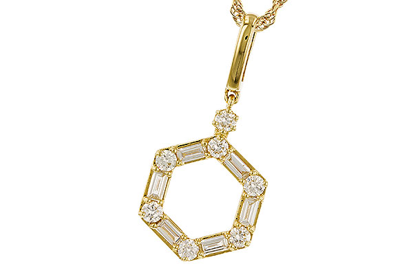 H320-09815: NECKLACE .14 BAG .35 TW