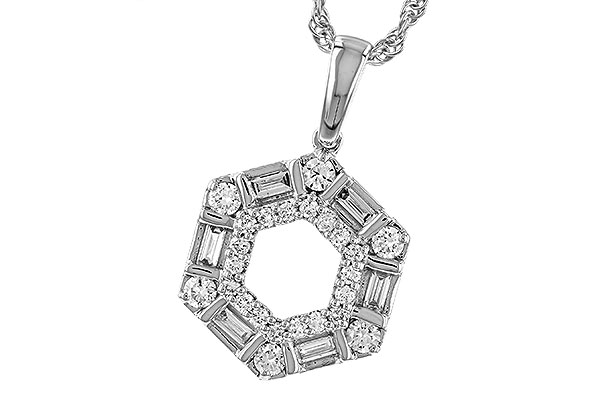H320-10661: NECKLACE .14 TW BAG .50 TW