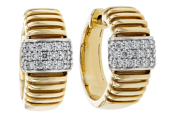 H320-10688: EARRINGS .23 TW