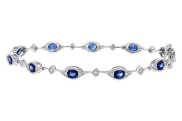 H320-10715: BRACELET 2.31 SAPPHIRE 2.50 TGW (7")