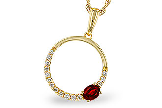 H320-12470: NECKLACE .26 RUBY .41 TGW