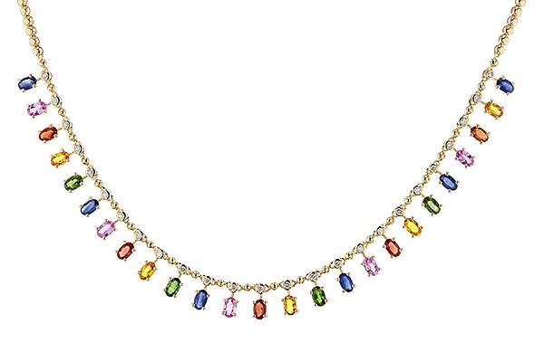 H320-13388: NECK 6.75 MULTI-COLOR SAPP 7.21 TGW (17.25")