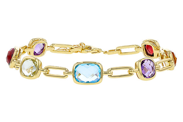 H320-13415: BRACELET 8.87 TW SEMI-PREC (GT,CIT,AMY,G.AMY,BT)