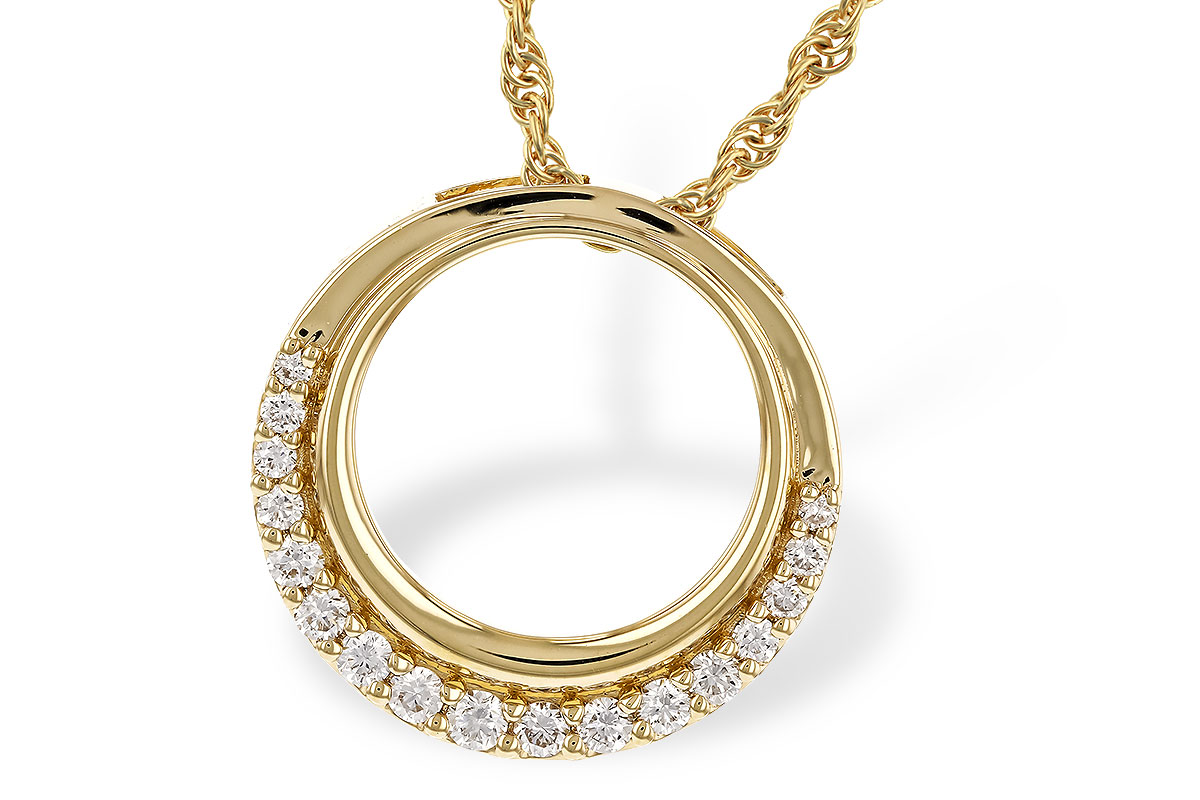 H320-15206: NECKLACE .20 TW