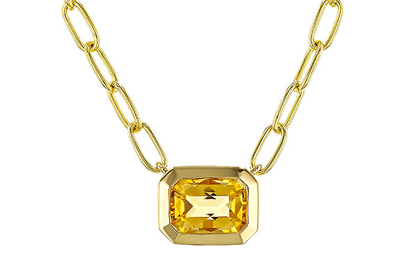 H320-15252: NECKLACE .86 CITRINE (18")