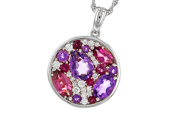 H320-16179: NECK 1.83 TW SEMI-PRECIOUS (P.TOUR, AMY) 2.00 TGW