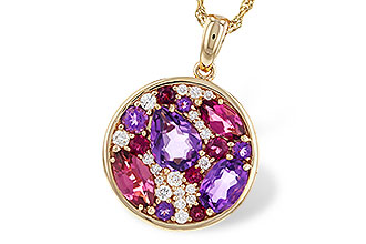 H320-16179: NECK 1.83 TW SEMI-PRECIOUS (P.TOUR, AMY) 2.00 TGW